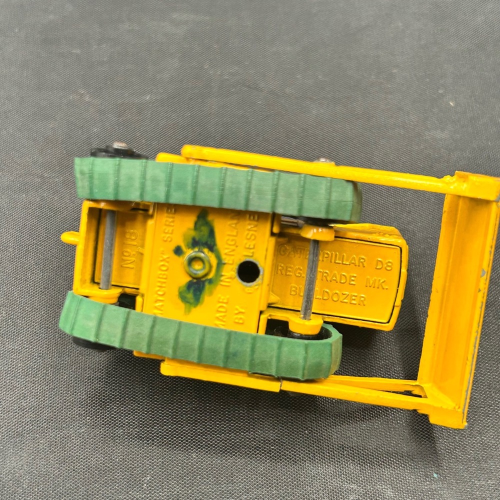 VTG Matchbox Series No 18 Caterpillar D8‎ Bulldozer Lesney England Box Panels - Picture 6 of 6